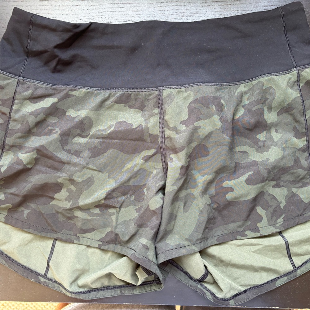 Speed up high rise lined short 4” size 6
